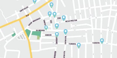 Χάρτης της φλωρεντίν Τελ Αβίβ