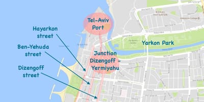 Πάρκο hayarkon χάρτης